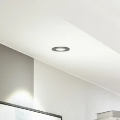 Arcchio LED-downlight Jyra, svart, 4 000K