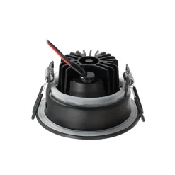 Arcchio LED-downlight Jyra, svart, 4 000K