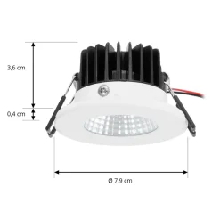Arcchio LED-downlight Lirin, hvit, 4 000K Sale