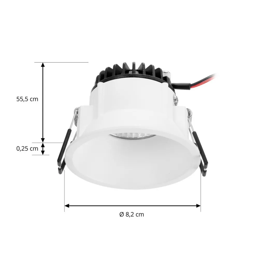 Arcchio LED-downlight Niria hvit, 3 000K Outlet