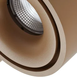 Arcchio LED-downlight Rotari, brun, 2 lyskilder, 8,9 W| Spotter I Tak