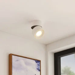 Arcchio LED-downlight Rotari, hvit, 1 lyskilde, 790lm| Butikkbelysning|Kontorbelysning