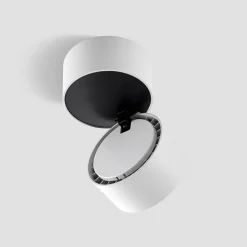 Arcchio LED-downlight Rotari, hvit, 1 lyskilde, 790lm| Butikkbelysning|Kontorbelysning