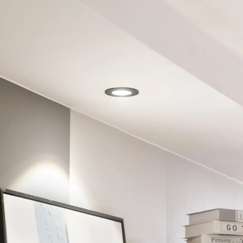 Arcchio LED-downlight Zarik, svart, 4 000 K| Butikkbelysning|Kontorbelysning