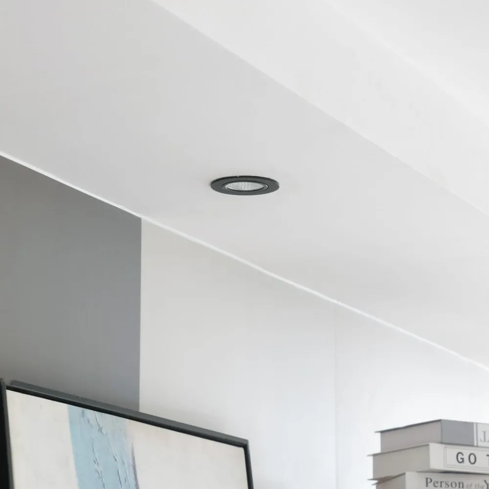 Arcchio LED-downlight Zarik, svart, 4 000 K| Butikkbelysning|Kontorbelysning