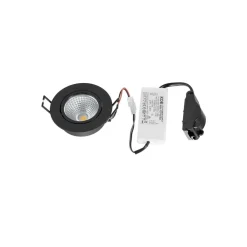 Arcchio LED-downlight Zarik, svart, 4 000 K| Butikkbelysning|Kontorbelysning