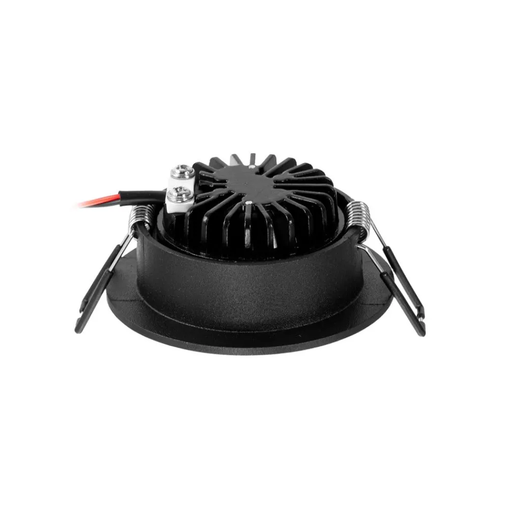 Arcchio LED-downlight Zarik, svart, 4 000 K| Butikkbelysning|Kontorbelysning