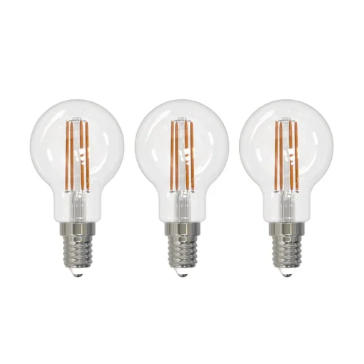 Arcchio LED-filamentpære E14 G45, sett med 3 stk. 4000 K| E14 Pærer|Led-Pærer