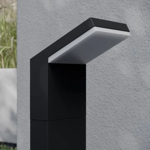 Arcchio LED-gatelampe Yolena, 60 cm, antrasitt, aluminium| Kommersiell Utebelysning|Led-Utendørs