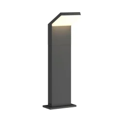 Arcchio LED-gatelampe Yolena, 60 cm, antrasitt, aluminium| Kommersiell Utebelysning|Led-Utendørs