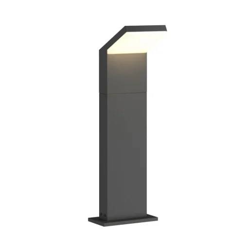 Arcchio LED-gatelampe Yolena, 60 cm, antrasitt, aluminium| Kommersiell Utebelysning|Led-Utendørs