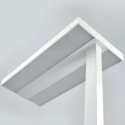 Arcchio LED-gulvlampe Logan Basic, hvit, 6 000 lm, dimbar| Kontorbelysning|Led-Innendørs