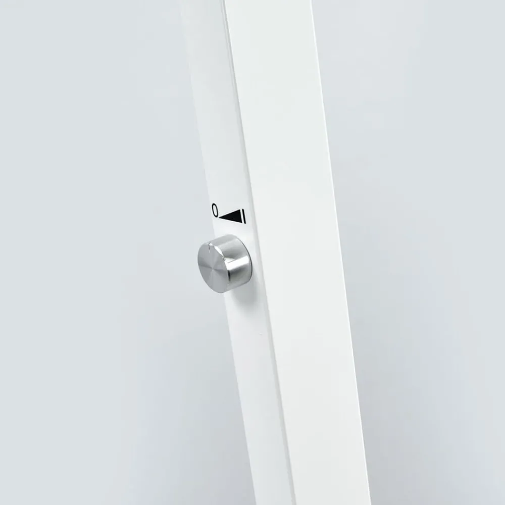 Arcchio LED-gulvlampe Logan Basic, hvit, 6 000 lm, dimbar| Kontorbelysning|Led-Innendørs