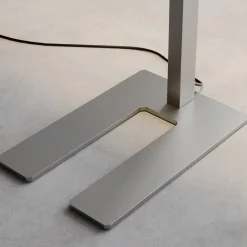 Arcchio LED-gulvlampe Logan Basic, sølv, 6 000 lm, dimbar| Led-Innendørs|Gulvlamper