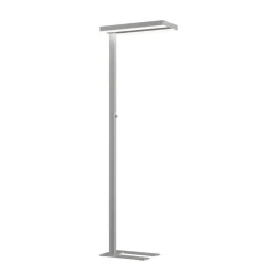 Arcchio LED-gulvlampe Logan Basic, sølv, 6 000 lm, dimbar| Led-Innendørs|Gulvlamper