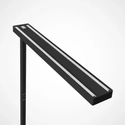 Arcchio LED-gulvlampe til kontor Susi, svart, sensor, berøringsdimmer Clearance