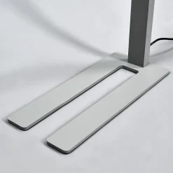 Arcchio LED-gulvlampe til kontor Jolinda, sølv, CCT, sensor, New