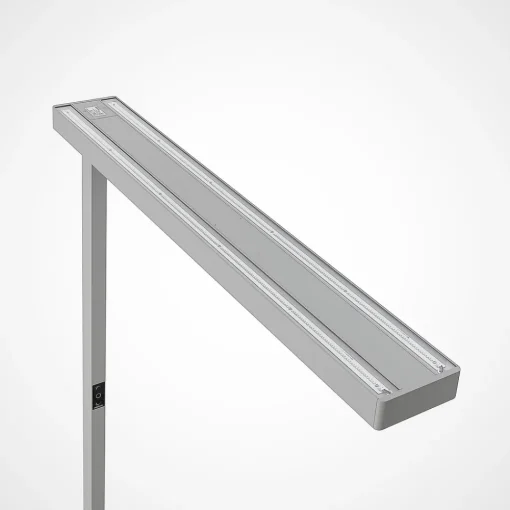 Arcchio LED-gulvlampe til kontor Susi, sett med 2, sølv, sensor Outlet