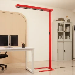Arcchio LED-gulvlampe til kontor Susi, rød, sensor, berøringsdimmer Outlet