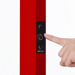 Arcchio LED-gulvlampe til kontor Susi, rød, sensor, berøringsdimmer Outlet