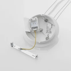 Arcchio LED-hengelampe Noabelle, Ø 40 cm, hvit, metall| Butikkbelysning