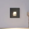 Arcchio LED-innbyggingslampe Vexi, 7,5 cm x 7,5 cm, svart, CCT| Led-Innendørs|Downlights