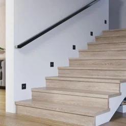 Arcchio LED-innbyggingslampe Vexi, 7,5 cm x 7,5 cm, svart, CCT| Led-Innendørs|Downlights