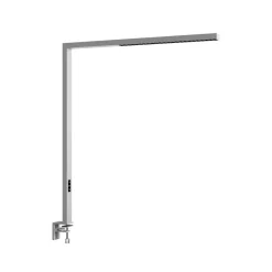 Arcchio LED-klemmelampe Jolinda, sølv, metall, dimbar| Kontorbelysning|Led-Innendørs