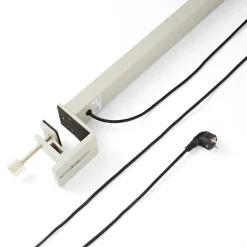 Arcchio LED-klemmelampe Jolinda, sølv, metall, dimbar| Kontorbelysning|Led-Innendørs