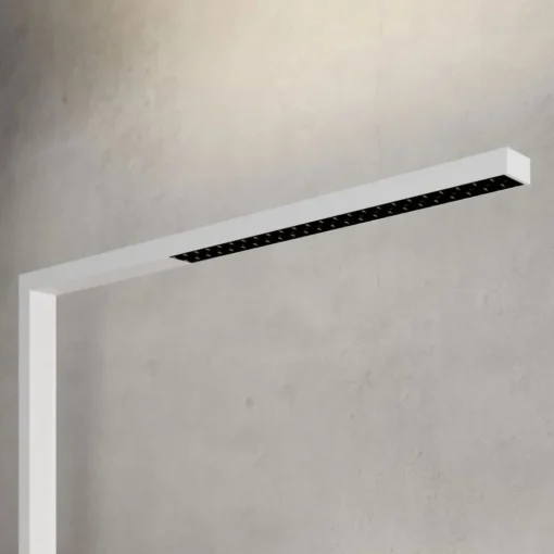 Arcchio LED-klemmelampe Jolinda, hvit, metall, dimbar| Kontorbelysning|Led-Innendørs