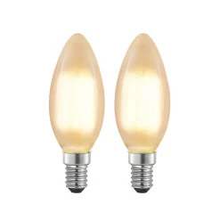 Arcchio LED-mignonpære E14, 4 W, 2700 K, dimbar, sett med 2 stk| E14 Pærer