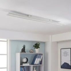 Arcchio LED-panel Arya, 120 cm, hvit, dimbar, aluminium| Kontorbelysning|Led-Innendørs