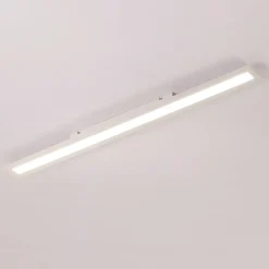Arcchio LED-panel Arya, 120 cm, hvit, dimbar, aluminium| Kontorbelysning|Led-Innendørs
