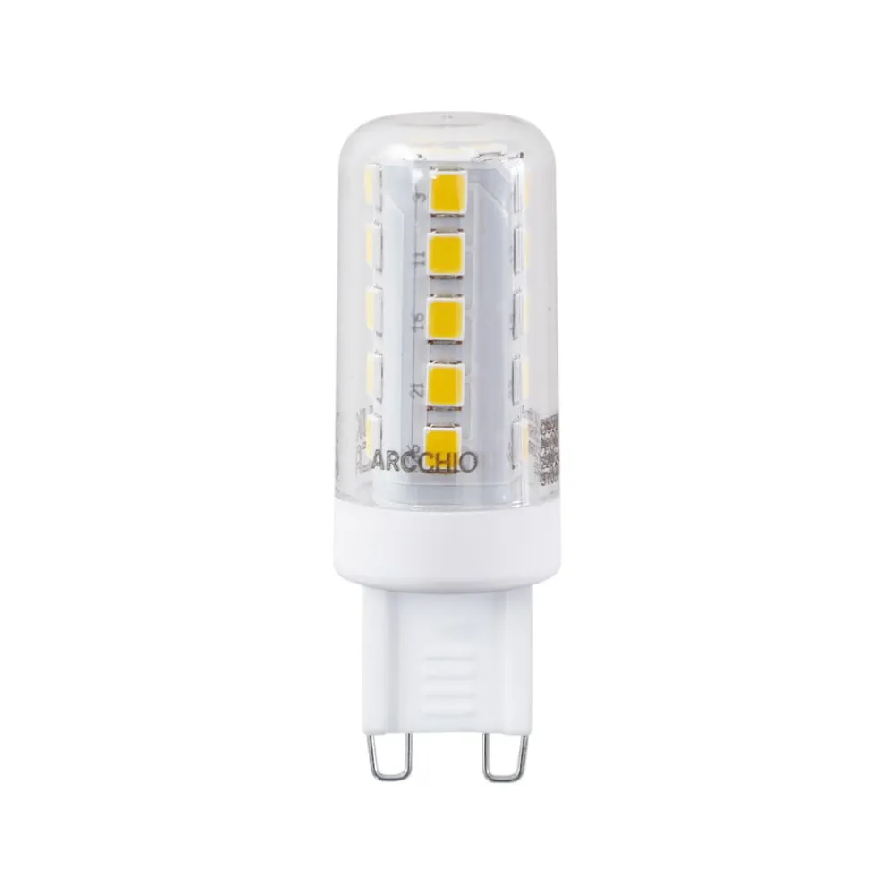 Arcchio LED-pære, G9, 3 000 K, 2 W, klar, 370 lm| G9 Pærer|Led-Pærer