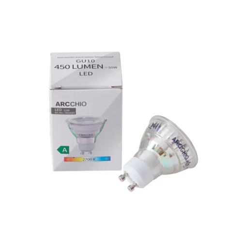 Arcchio LED-pære GU10 PAR16 2,5W klar 2 700 K 450 lm Hot