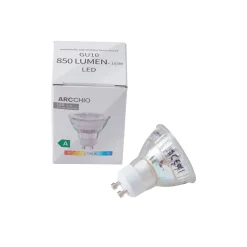 Arcchio LED-pære GU10 4,7W 2700K 850lm glass sett med 10 stk Best