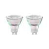 Arcchio LED-pære GU10 2,5W 2700K 450lm glass sett med 2 stk| Gu10 Pærer