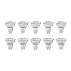Arcchio LED-pære GU10 2,5W 4000K 450lm glass sett med 10 stk| Gu10 Pærer|Led-Pærer