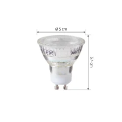 Arcchio LED-pære GU10 2,5W 6500K 450lm glass sett med 3 stk Online