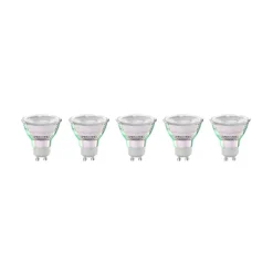 Arcchio LED-pære GU10 2,5W 6500K 450lm glass sett med 5 stk| Gu10 Pærer|Led-Pærer