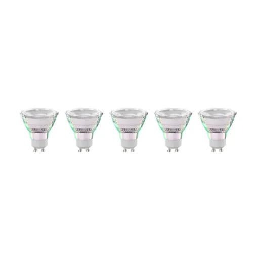 Arcchio LED-pære GU10 2,5W 6500K 450lm glass sett med 5 stk| Gu10 Pærer|Led-Pærer