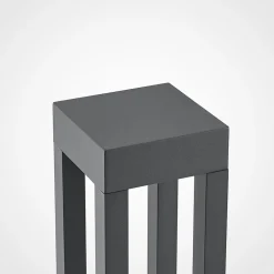 Arcchio LED-pullertlampe Lienna, 90 cm, grå, metall, IP65 Sale