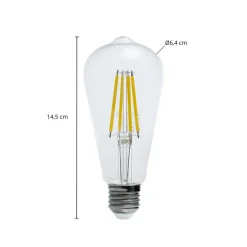 Arcchio LED-rustikkpære E27 3,8W 3000 K 806 lm Best