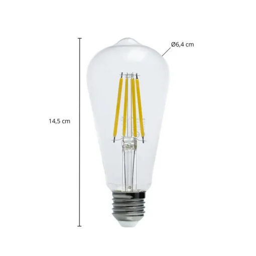 Arcchio LED-rustikkpære E27 3,8W 3000 K 806 lm Best