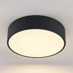 Arcchio LED-taklampe Noabelle, Ø 40 cm, svart, metall| Design- Og Hotellbelysning