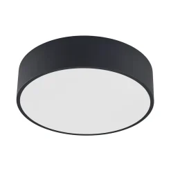 Arcchio LED-taklampe Noabelle, Ø 40 cm, svart, metall| Design- Og Hotellbelysning