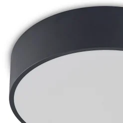 Arcchio LED-taklampe Noabelle, Ø 40 cm, svart, metall| Design- Og Hotellbelysning