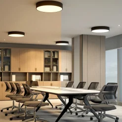 Arcchio LED-taklampe Noabelle, Ø 60 cm, svart, metall Online