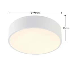 Arcchio LED-taklampe Noabelle, Ø 40 cm, hvit, metall Best
