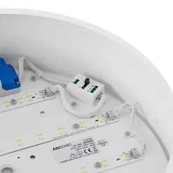 Arcchio LED-taklampe Noabelle, Ø 40 cm, hvit, metall Best